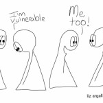 Comic Transcript: Thing 2: I’m vulnerable Thing 1: Me too!