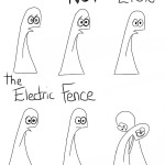 Do not lick the electric fence webcomic, see below for full transcript