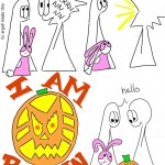 Pumpkin Cat Head webcomic, see below for full transcript