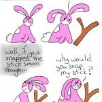 Stick has two ends webcomic see below for full transcript