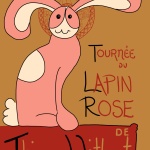 Tournee du Lapin Rose illustration