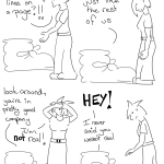 Webcomic, transcript below