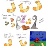 Sock Webcomic, see text below for full transcript