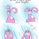 Bunson Shower thoughts webcomic, see below for full transcript